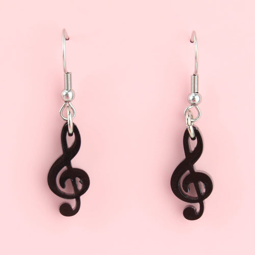 Treble Clef Earrings