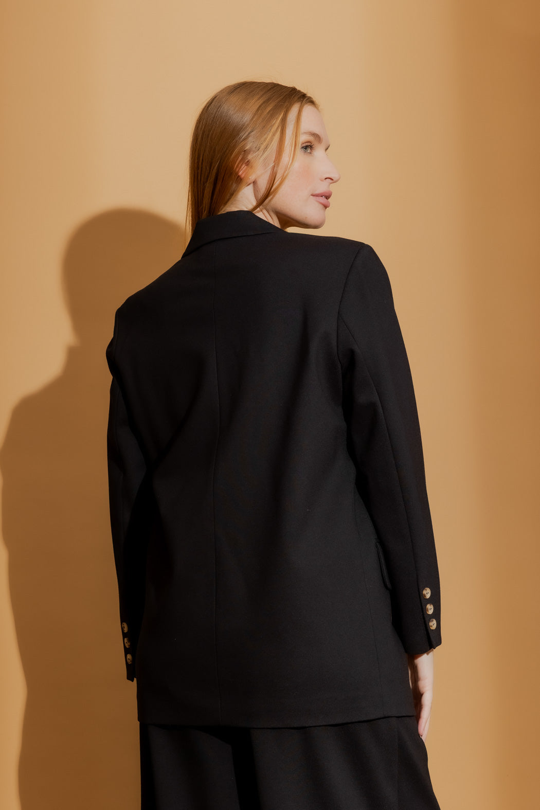 Black Ponte Boyfriend Blazer