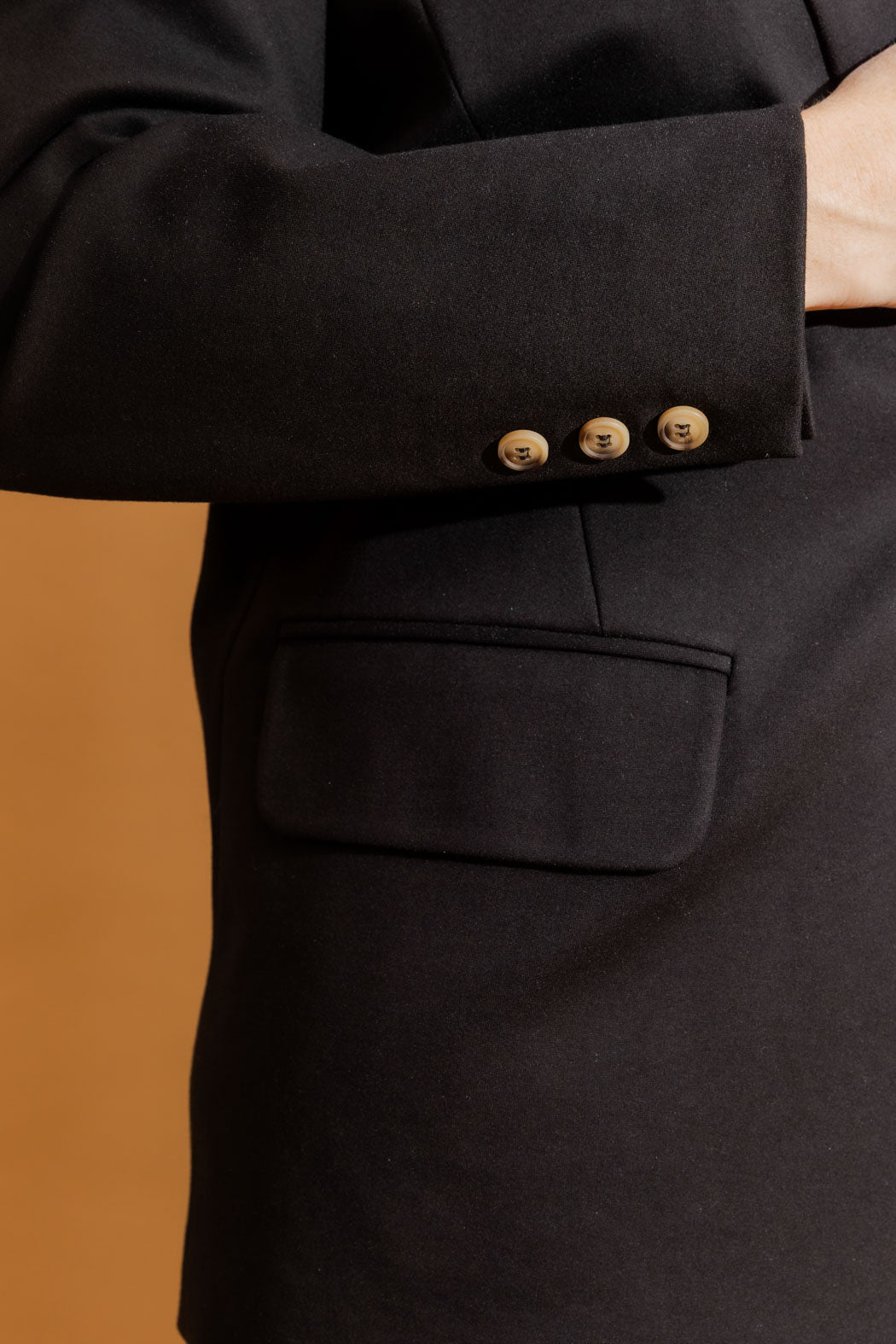 Black Ponte Boyfriend Blazer
