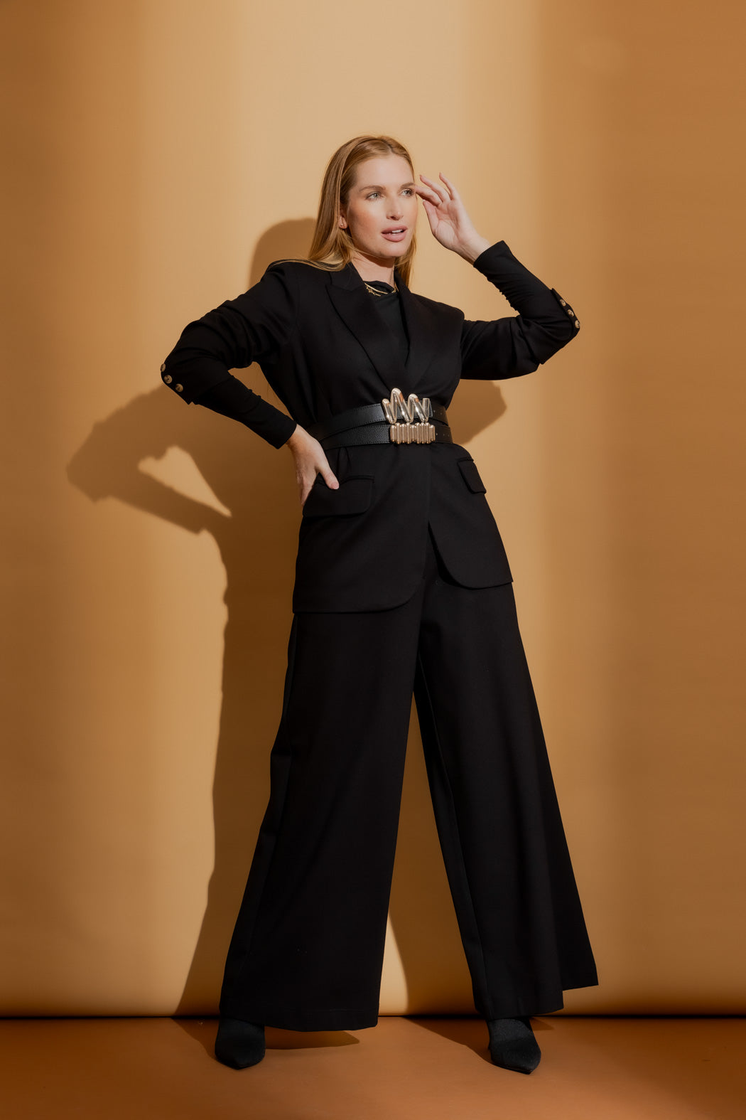 Black Ponte Boyfriend Blazer