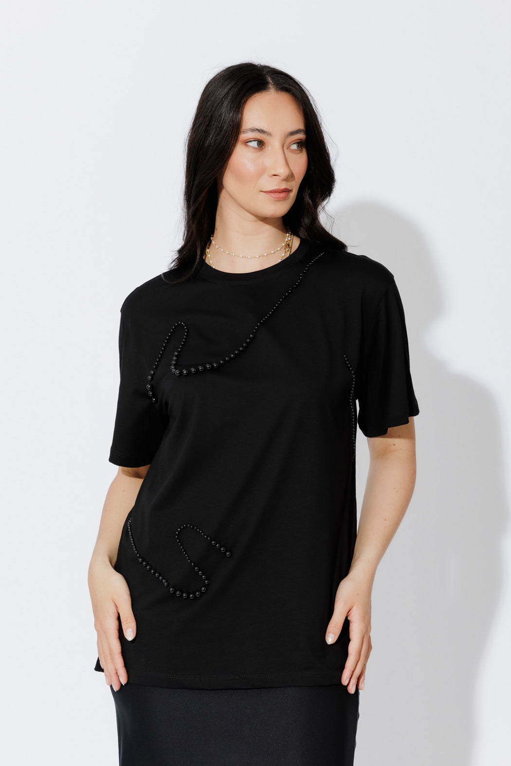 Black Pearl Oversized T-Shirt