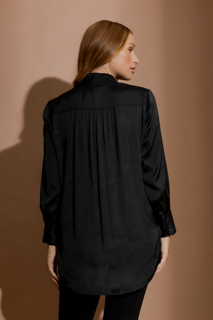 Black Cargo Blogger Shirt