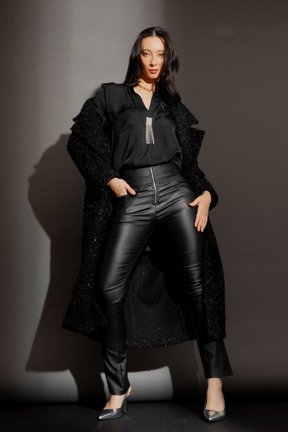 Black Cargo Blogger Shirt