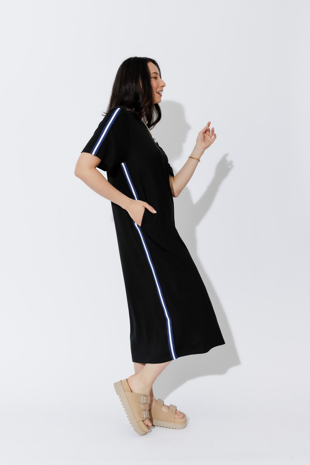 Black Tencel Sport Dress