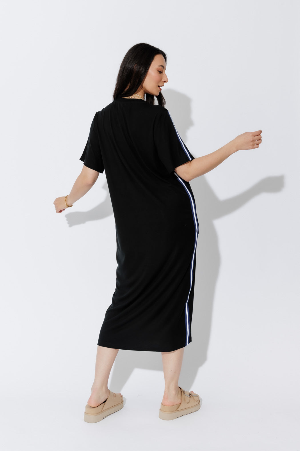 Black Tencel Sport Dress