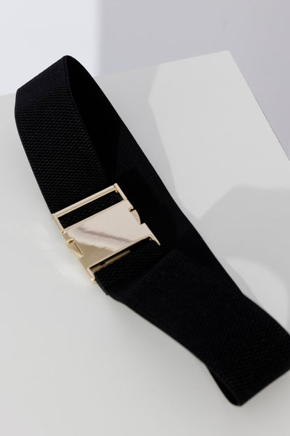 Black Elasticated Belt