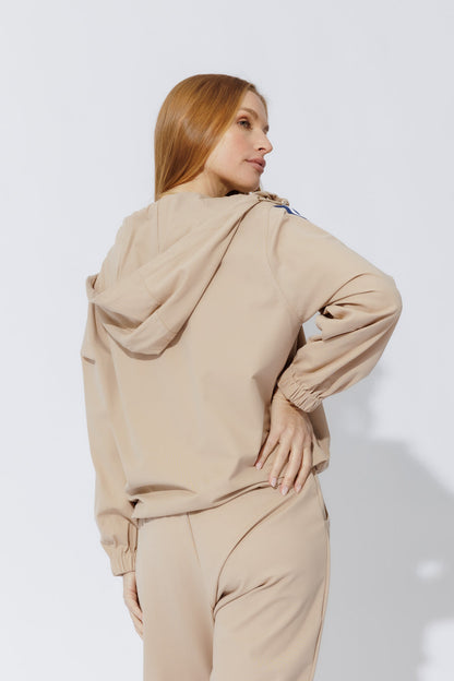 Beige Lux Street Jacket S