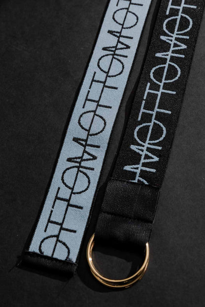 Blue Logo Elastic Belt Blue O/S