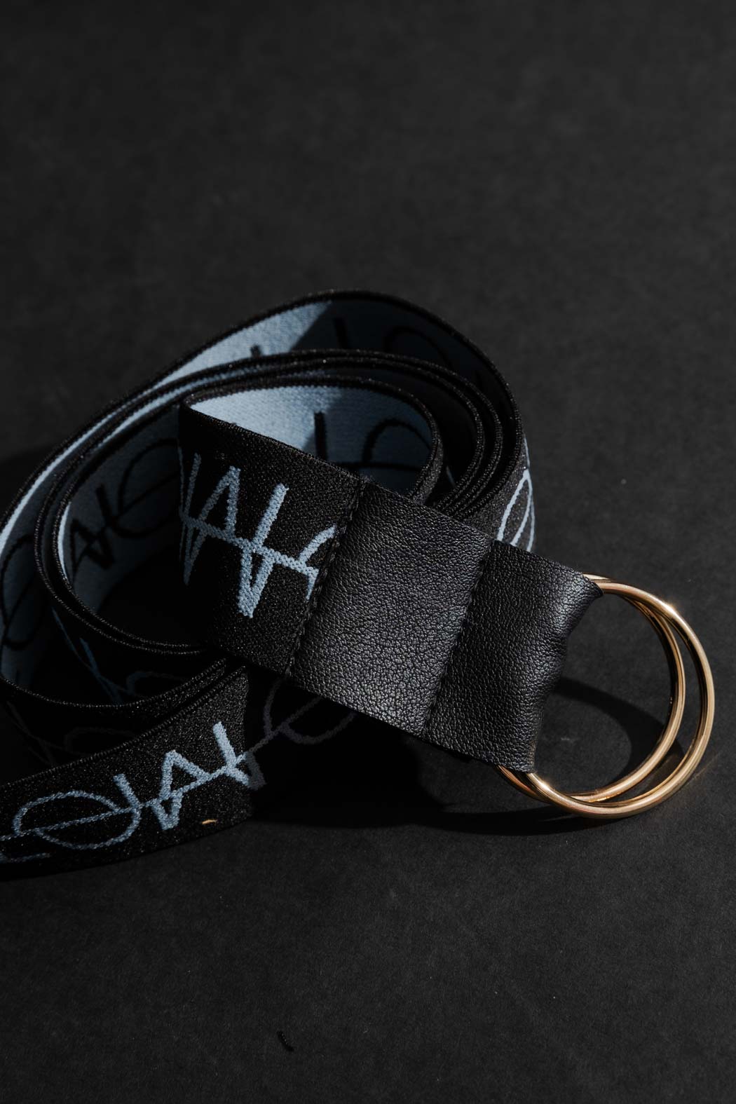 Blue Logo Elastic Belt Blue O/S