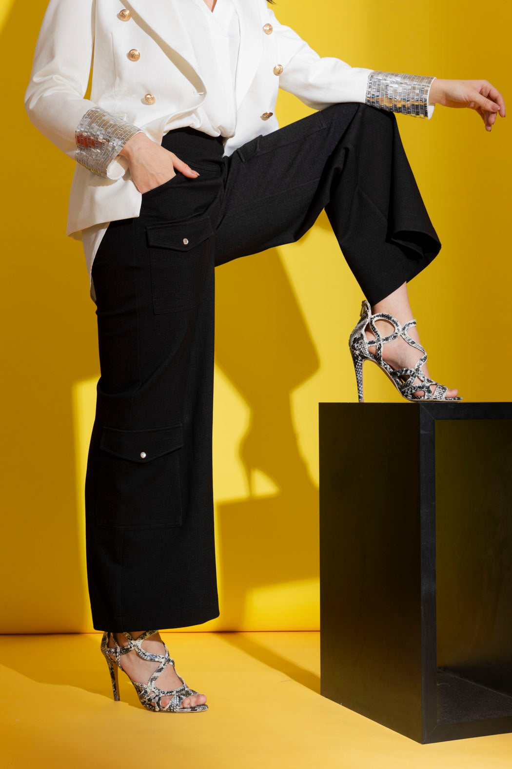Black Jet Cargo Pant