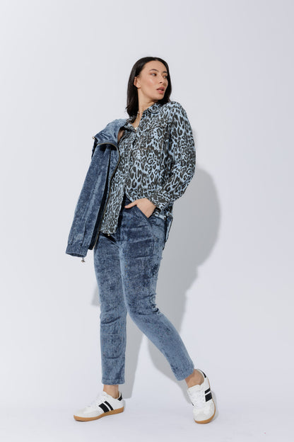 Chambray Animal Cargo Shirt