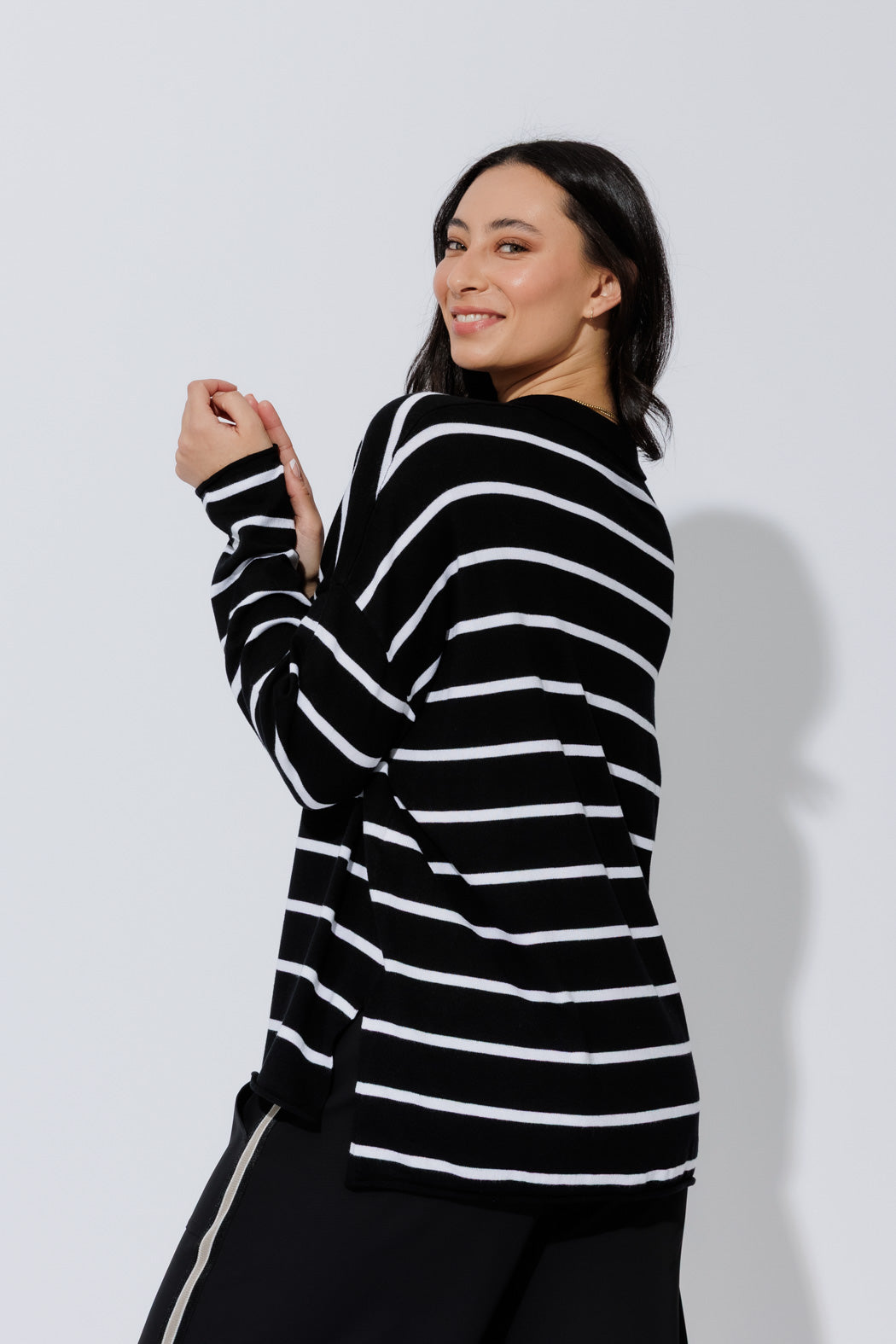 Black Polo Knit Black S