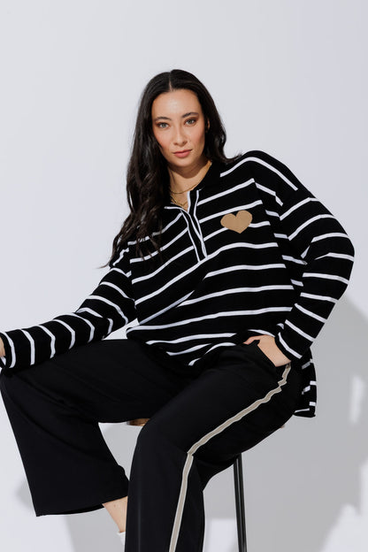 Black Polo Knit Black S