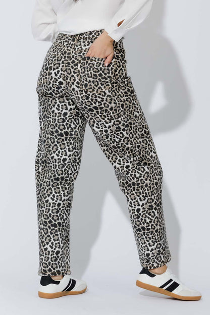 Animal Denim Barrel Jean