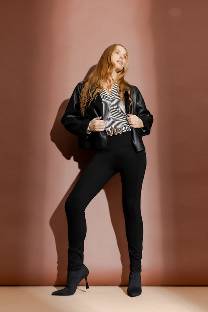 Black Ponte Sport Miracle Pant