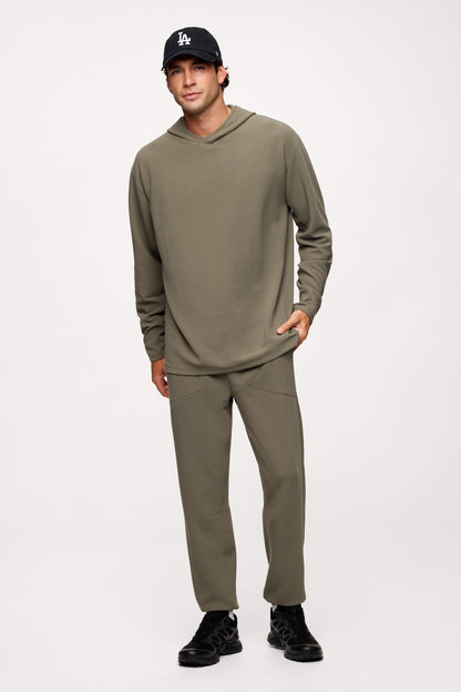 Performance Waffle Hoodie | Olive