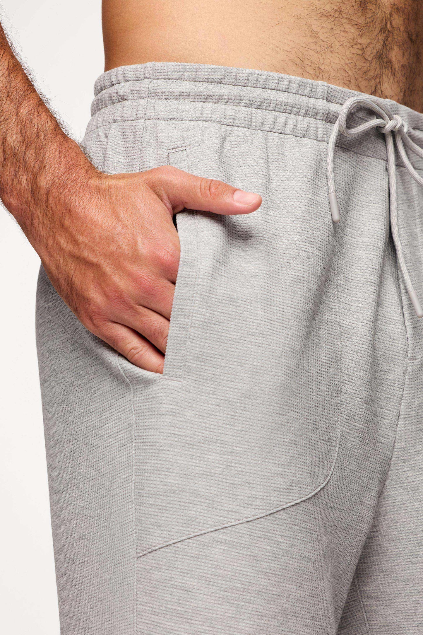Performance Waffle Jogger | Heather Grey