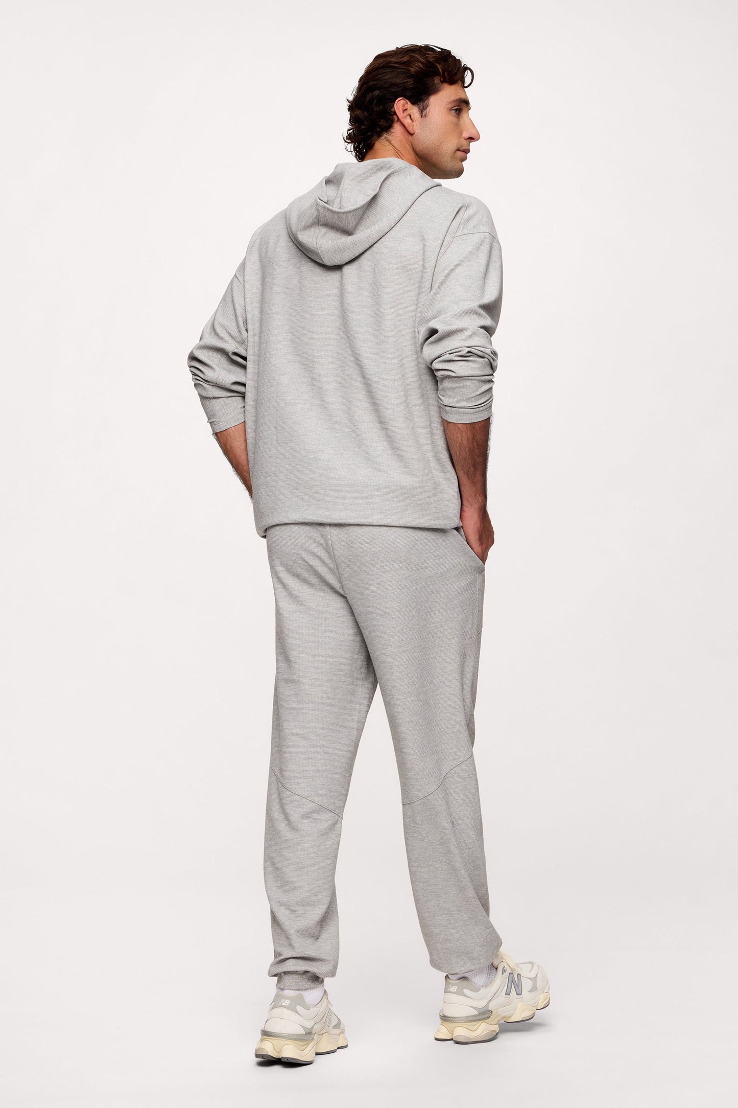Performance Waffle Jogger | Heather Grey