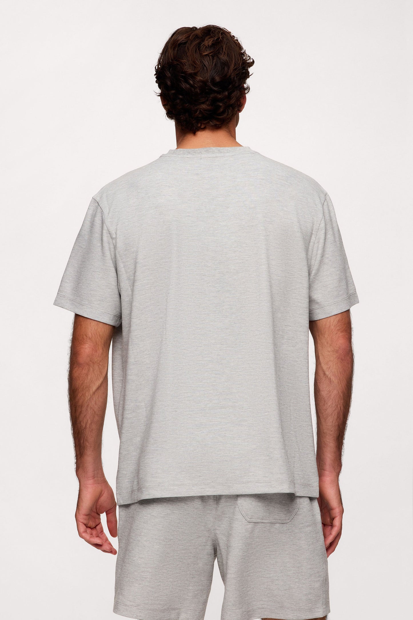 Performance Waffle T-Shirt | Heather Grey