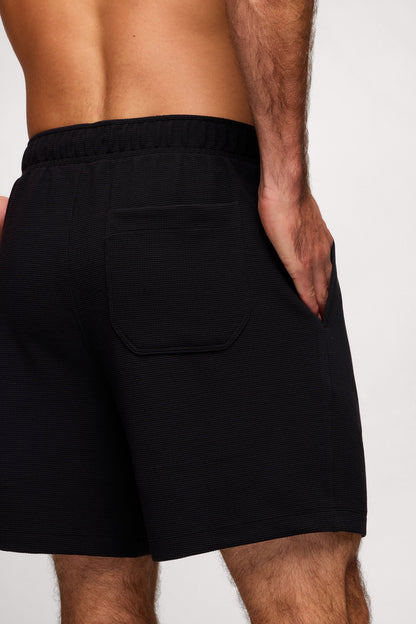 Performance Waffle Men's Short | Black