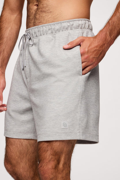 Performance Waffle Men's Short | Heather Grey