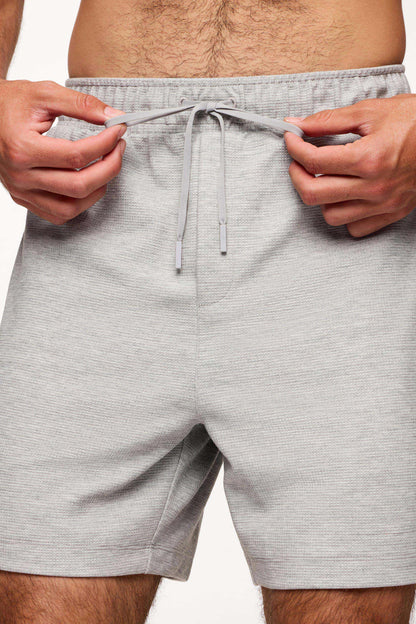 Performance Waffle Men's Short | Heather Grey
