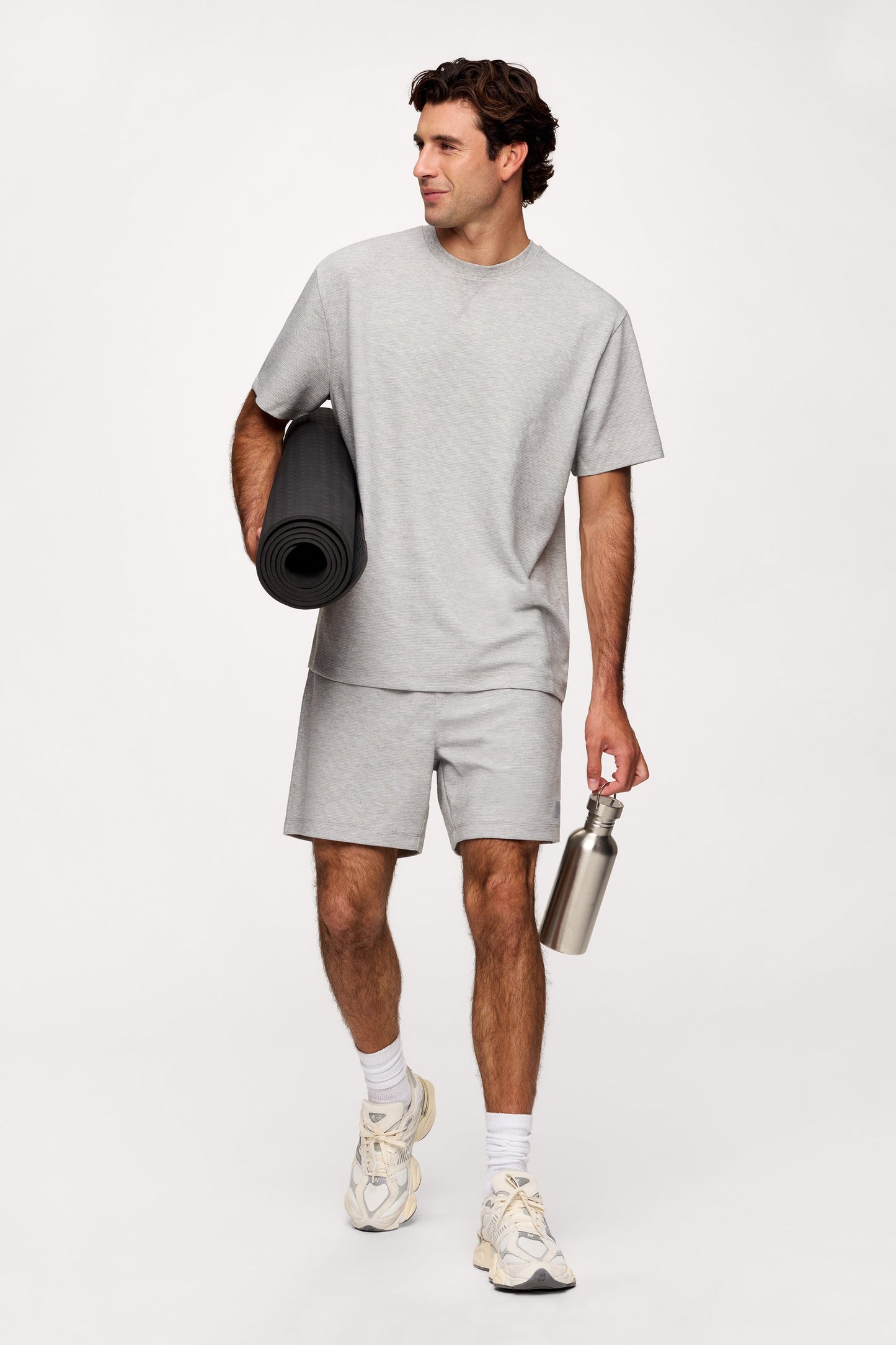 Performance Waffle Men's Short | Heather Grey