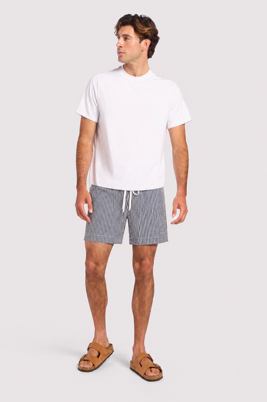 Seersucker Swim Trunk