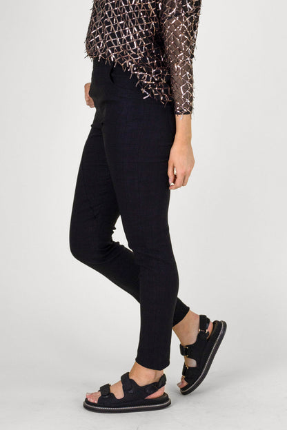 Black Check Jogger Pant - FINAL SALE