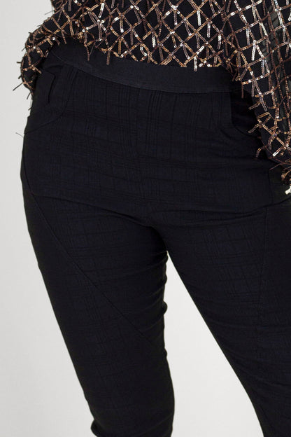 Black Check Jogger Pant - FINAL SALE