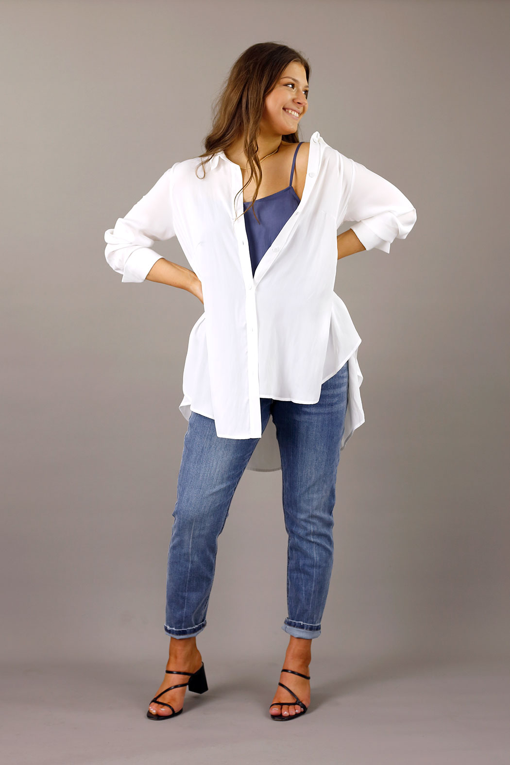 Chambray Seta Lily Cami - FINAL SALE
