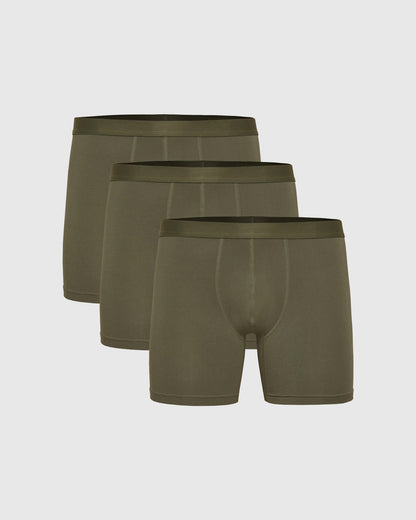 Military Green Boxer Briefs 3-Pack