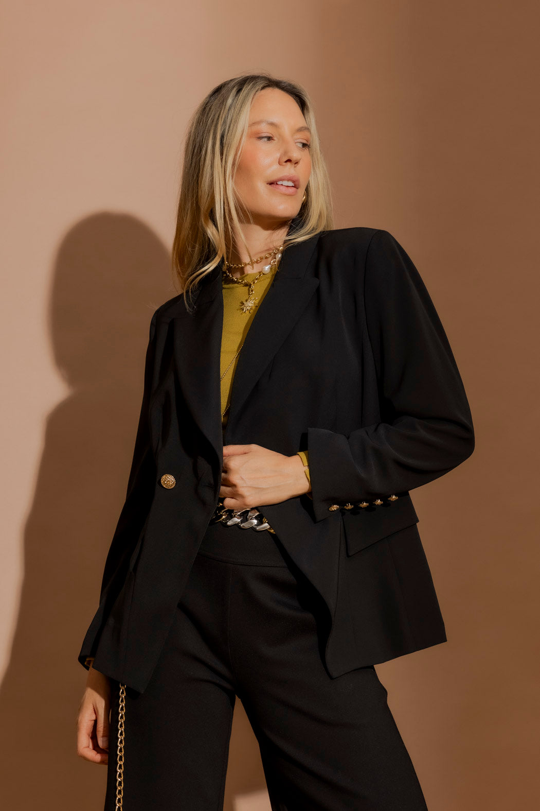 Black Euro Sisca Blazer