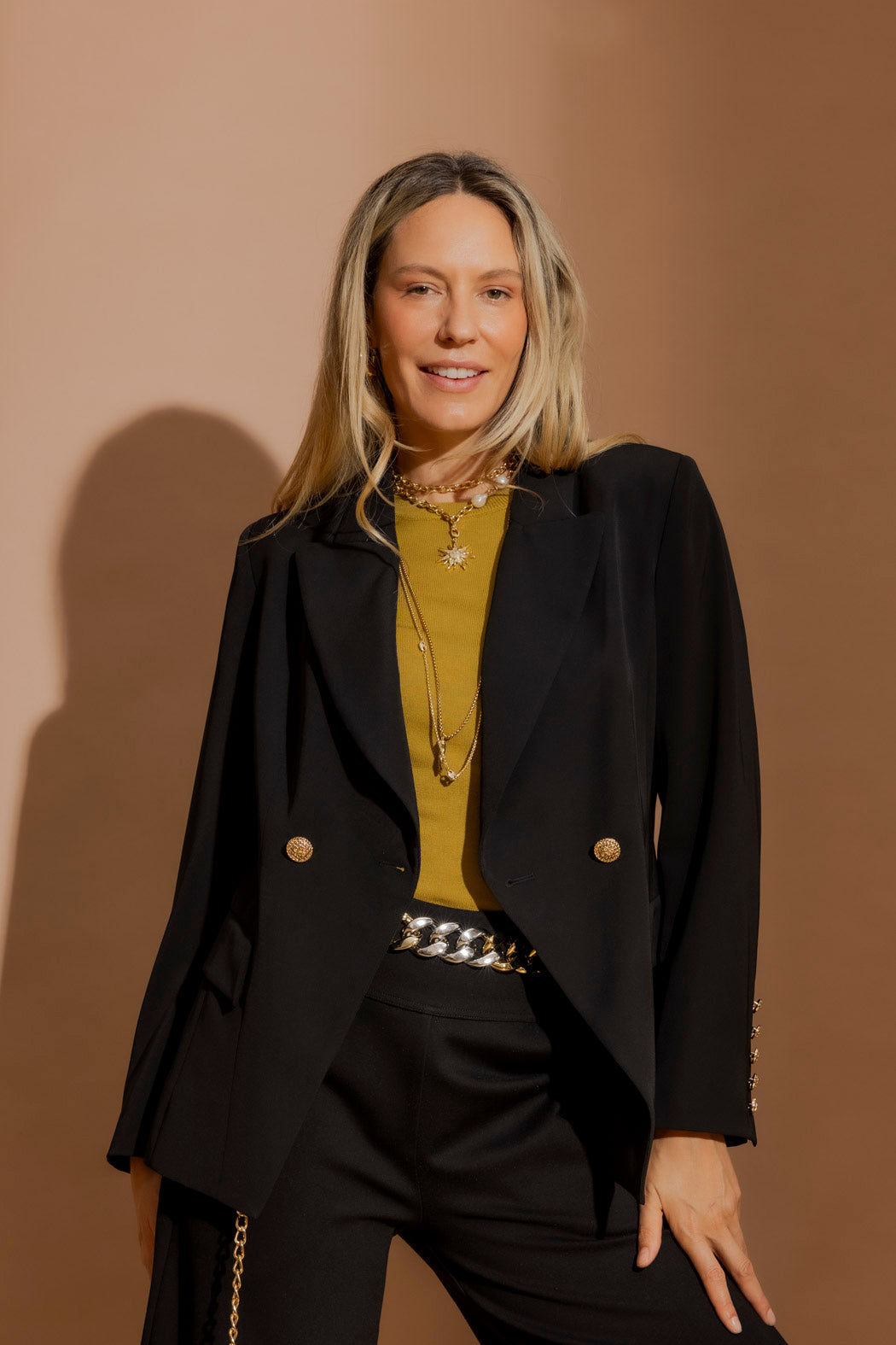 Black Euro Sisca Blazer