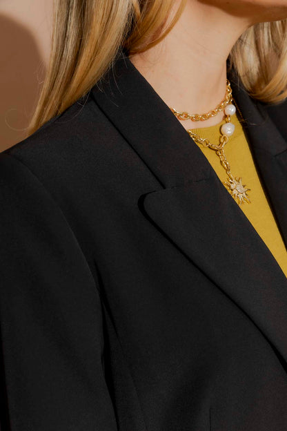 Black Euro Sisca Blazer