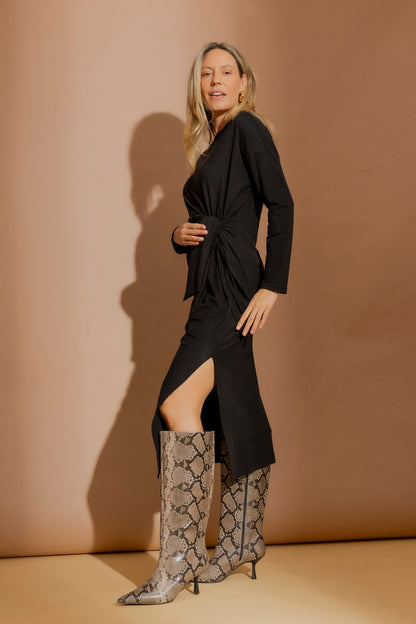Black Tencel Harlow Dress