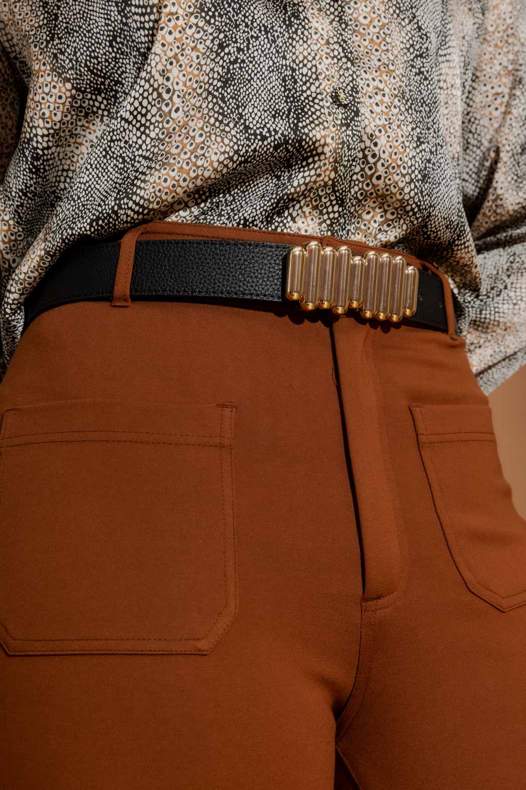 Black Bubble Belt Black S/M