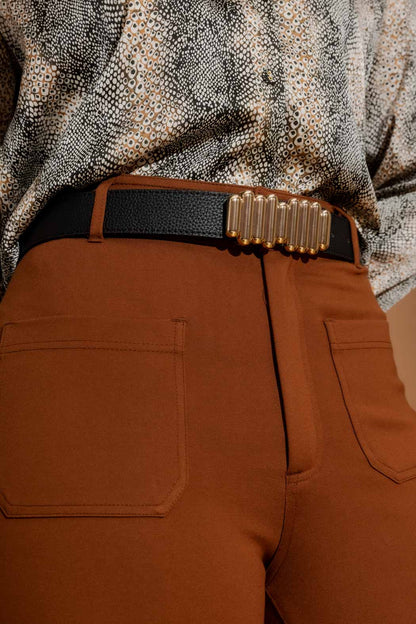 Black Bubble Belt Black S/M