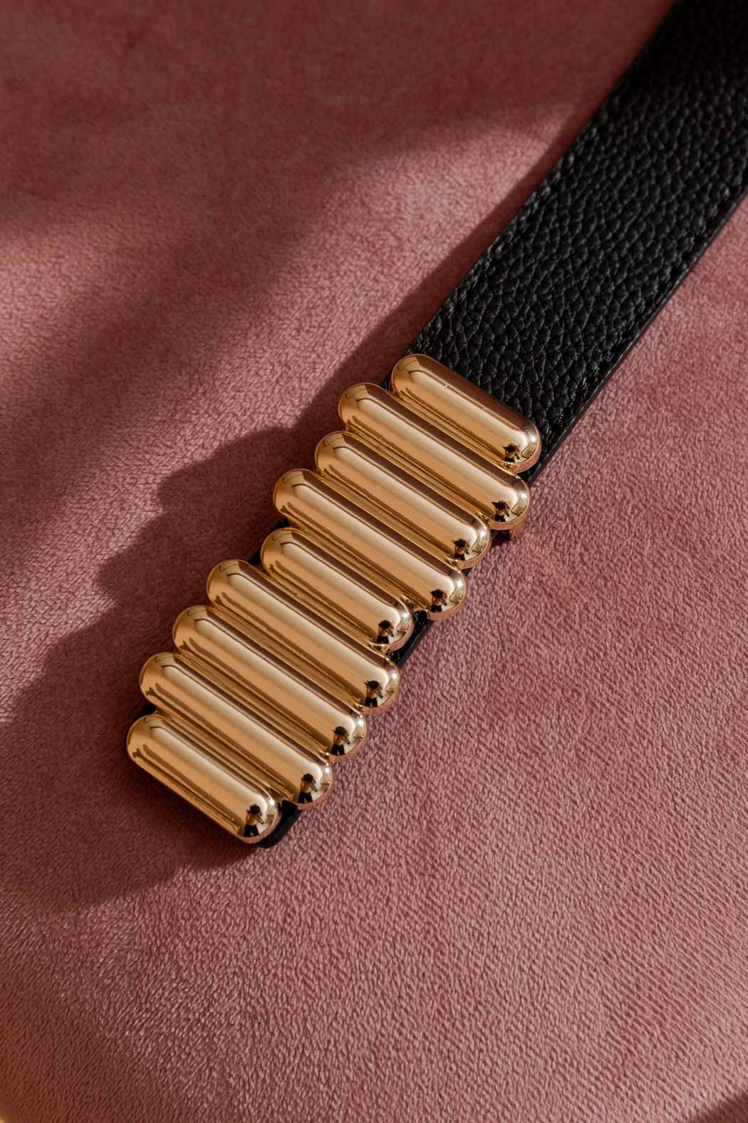 Black Bubble Belt Black S/M
