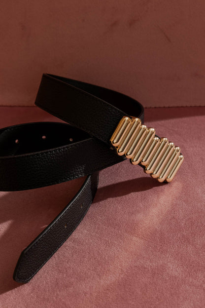 Black Bubble Belt Black S/M