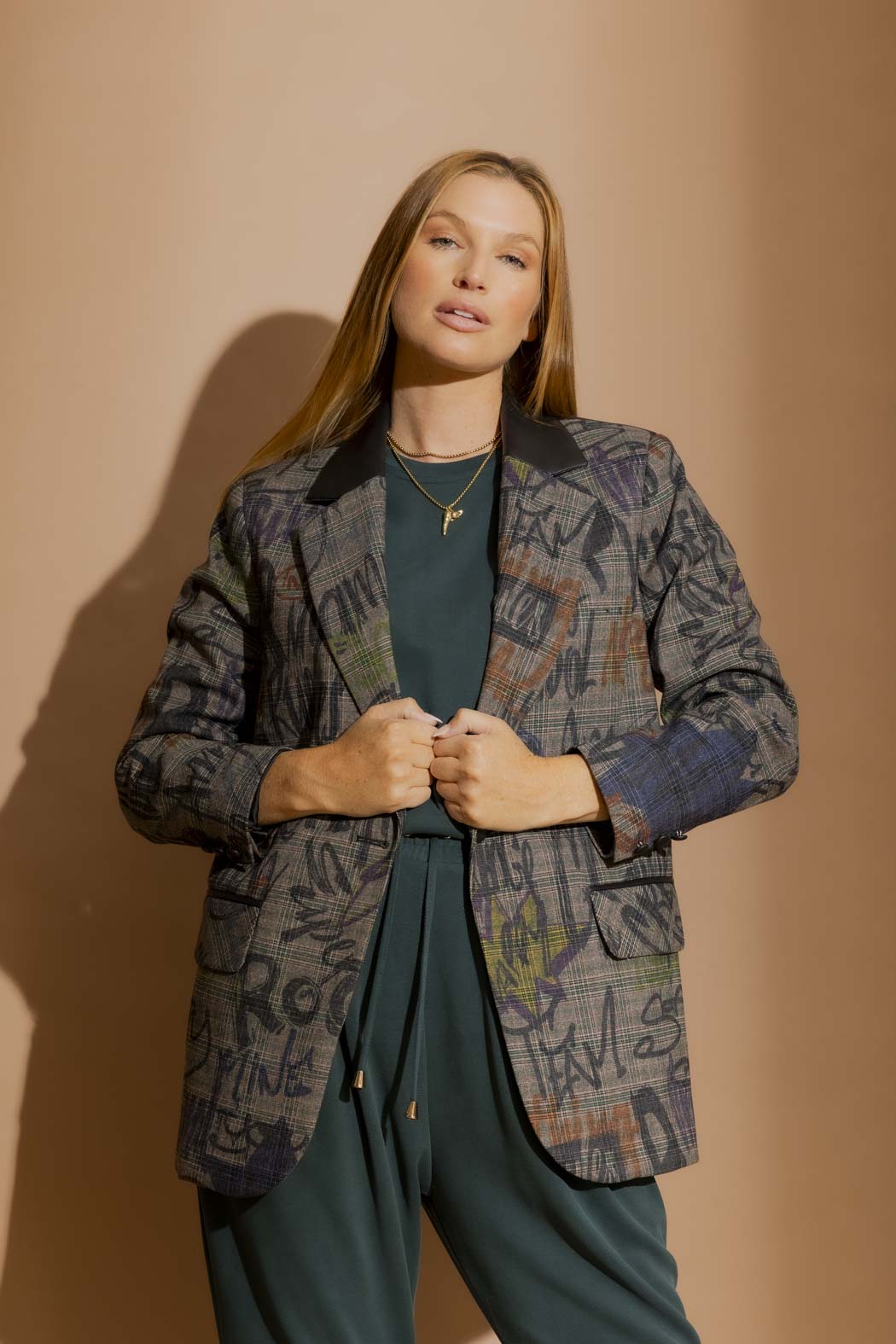 Black Sketch Boyfriend Blazer Black Sketch