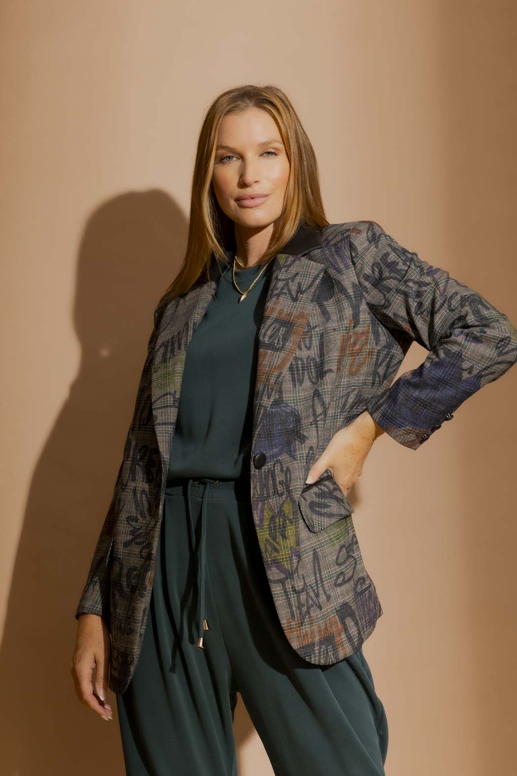 Black Sketch Boyfriend Blazer Black Sketch