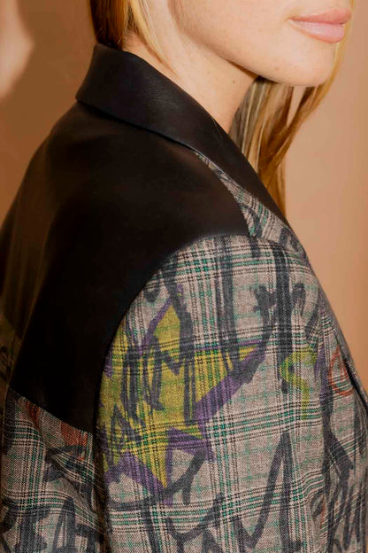 Black Sketch Boyfriend Blazer Black Sketch