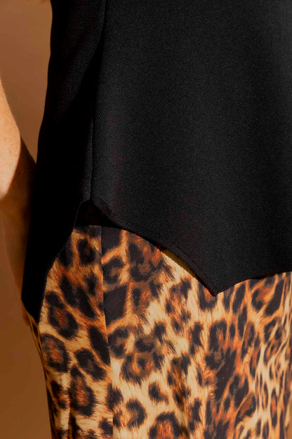 Black Knit V-Neck Cami