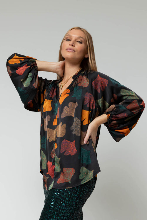Black Leaf Bailey Blouse