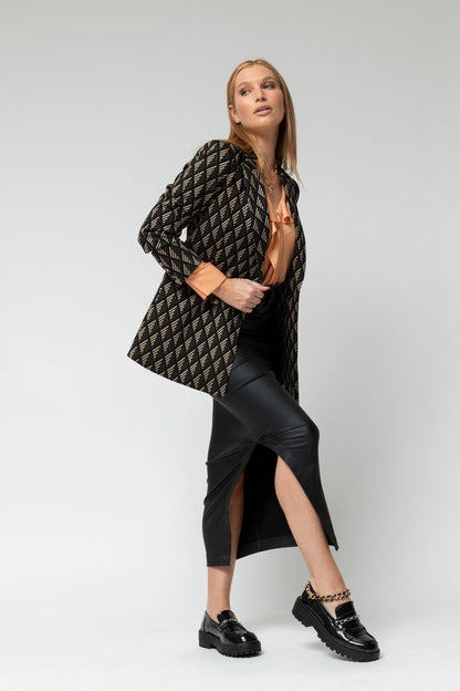 Black Taupe Bari Blazer