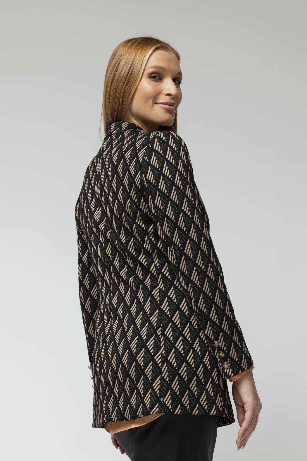 Black Taupe Bari Blazer