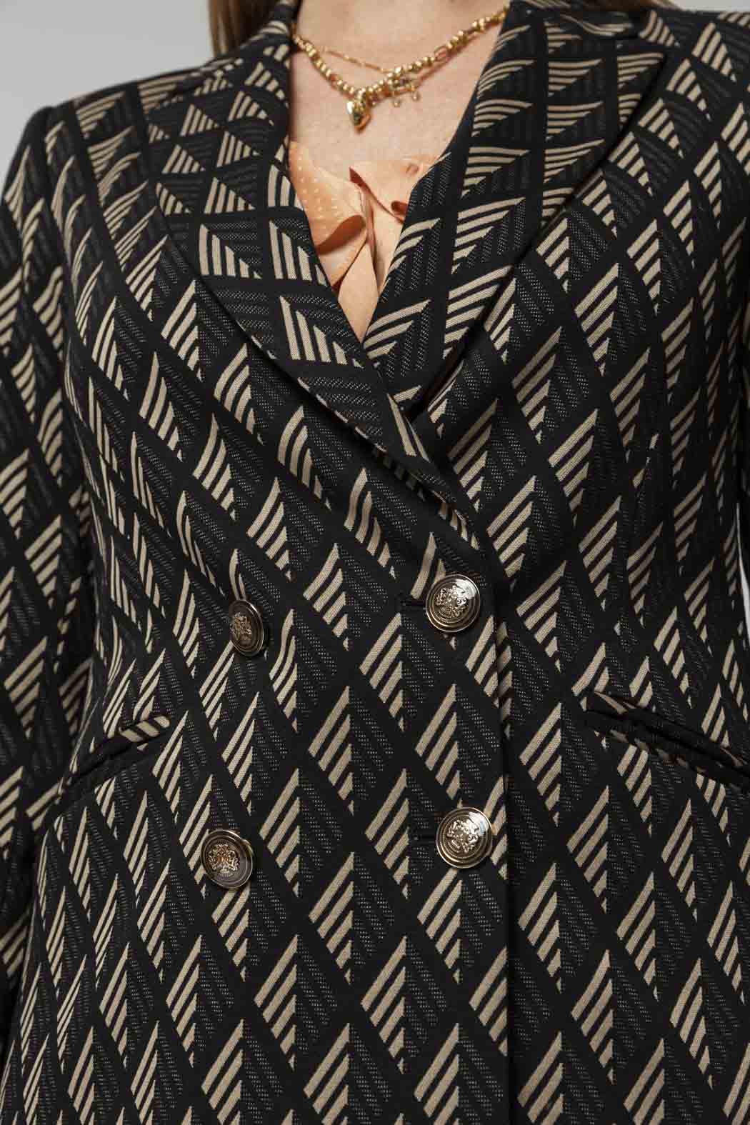 Black Taupe Bari Blazer