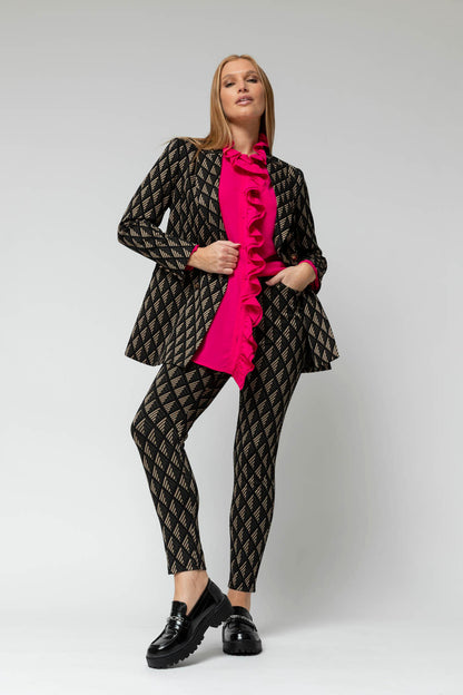 Black Taupe Bari Blazer