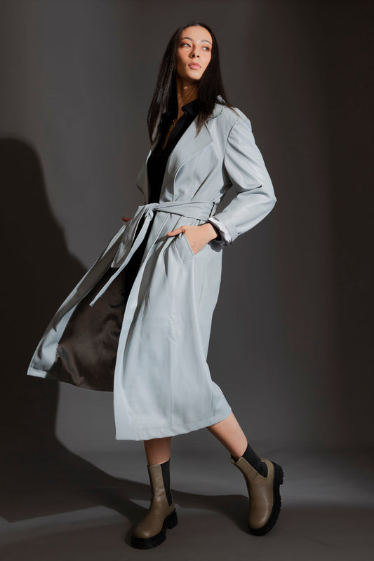 Blue Ultra Trench Coat - Sale